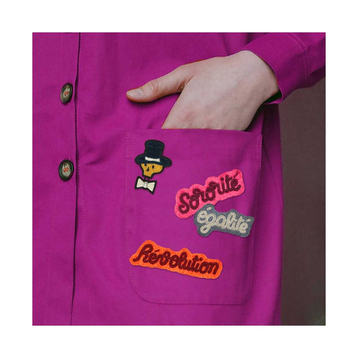 Brosche Egalité (Gleichheit)