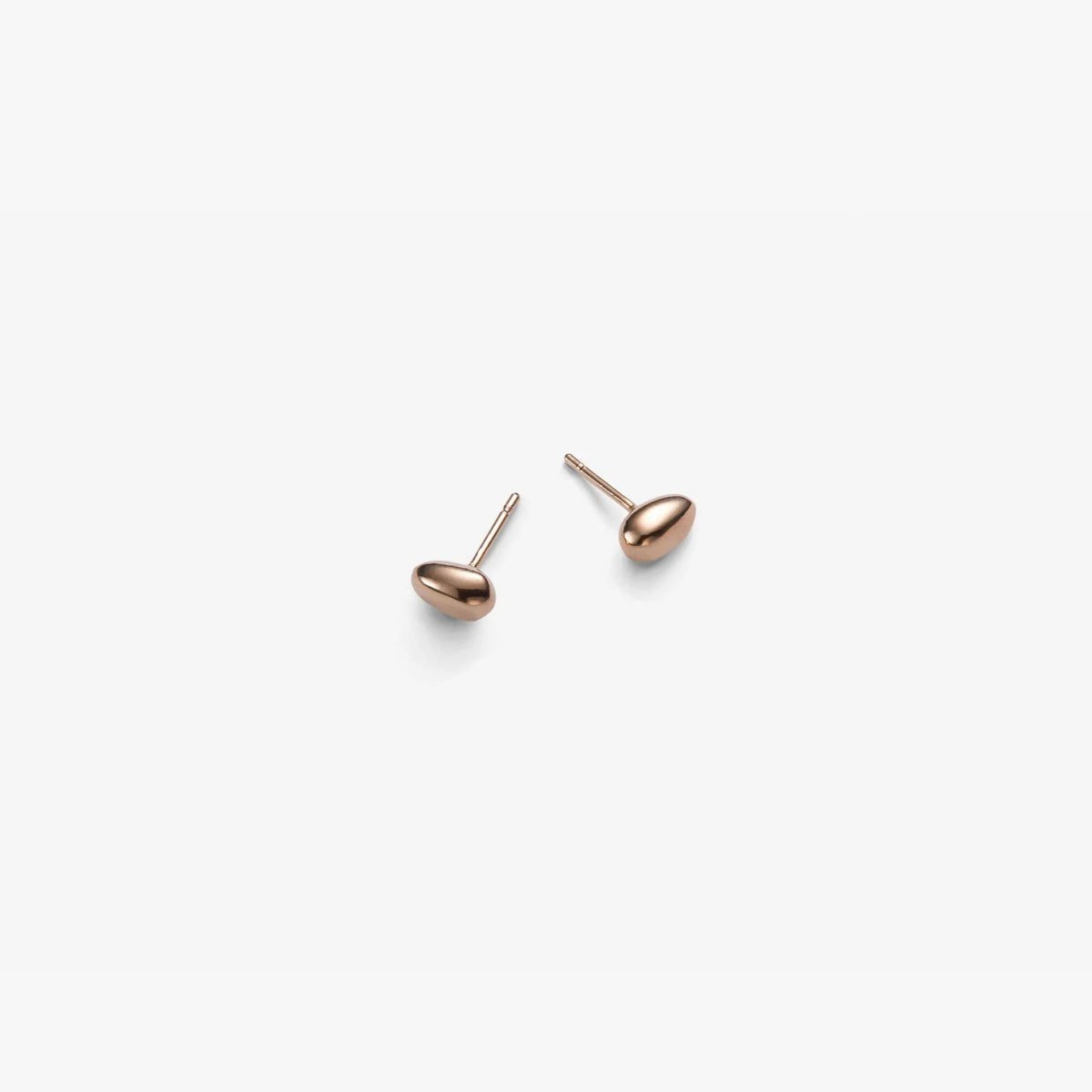 Ohrstecker Egg - vergoldet