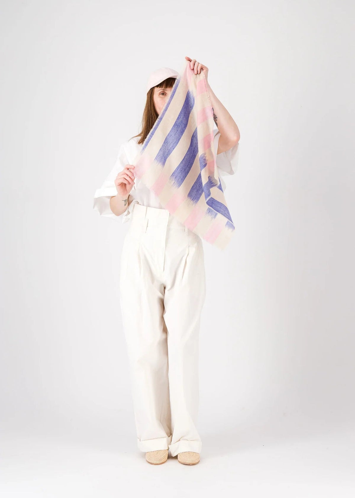FLUX Bandana Kaschmir - blue&pink
