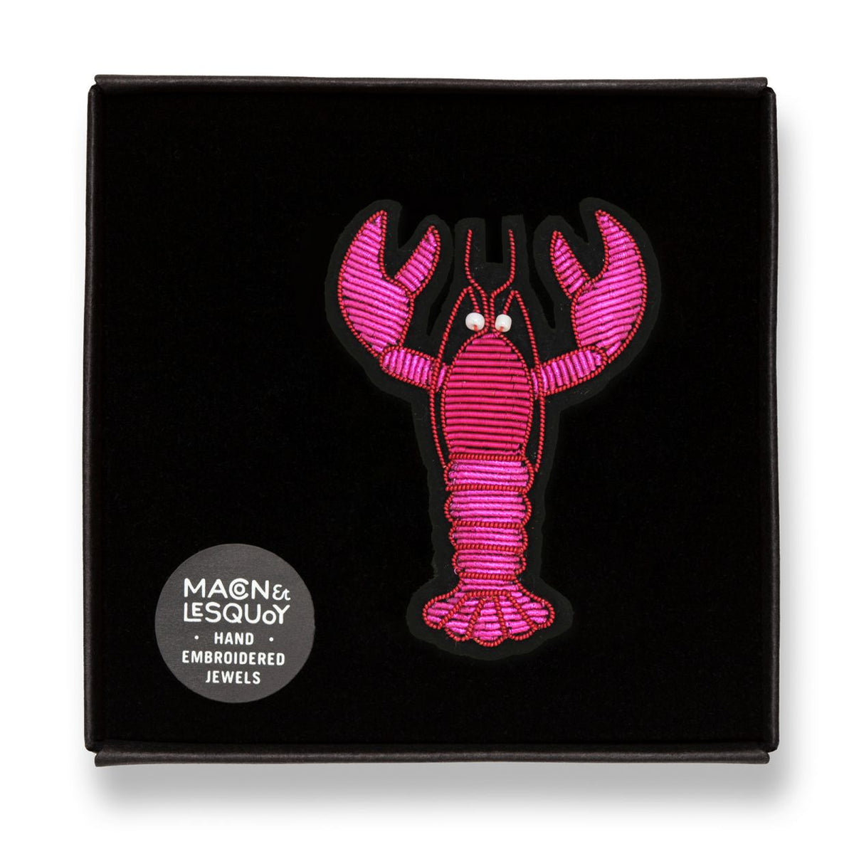 Brosche Pink Lobster