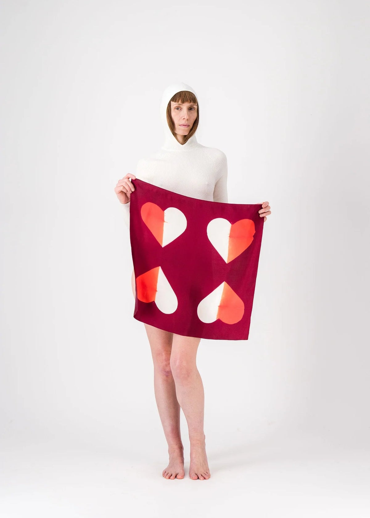 LOVE Bandana - kyoto red&coral