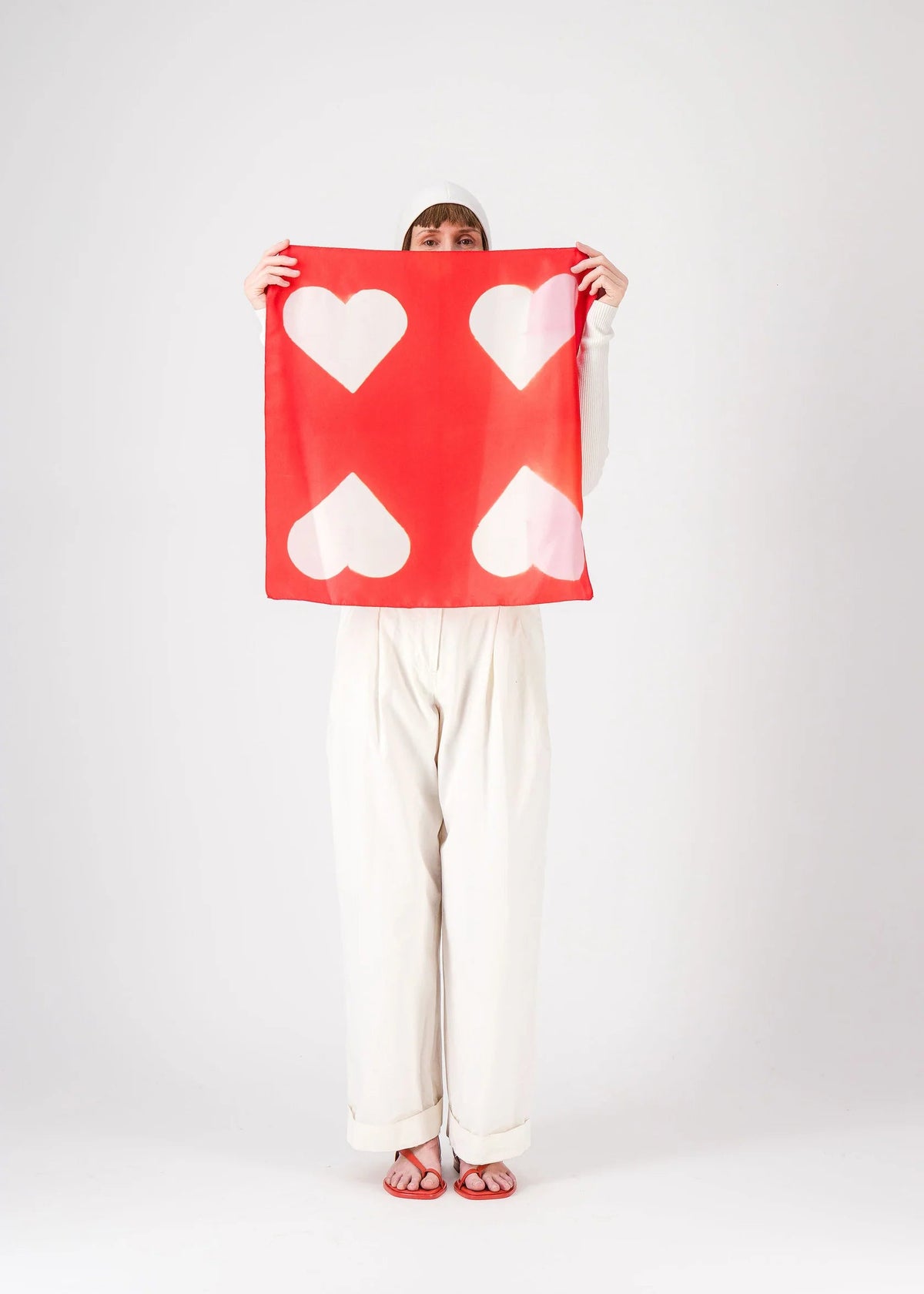LOVE Bandana - pink&coral