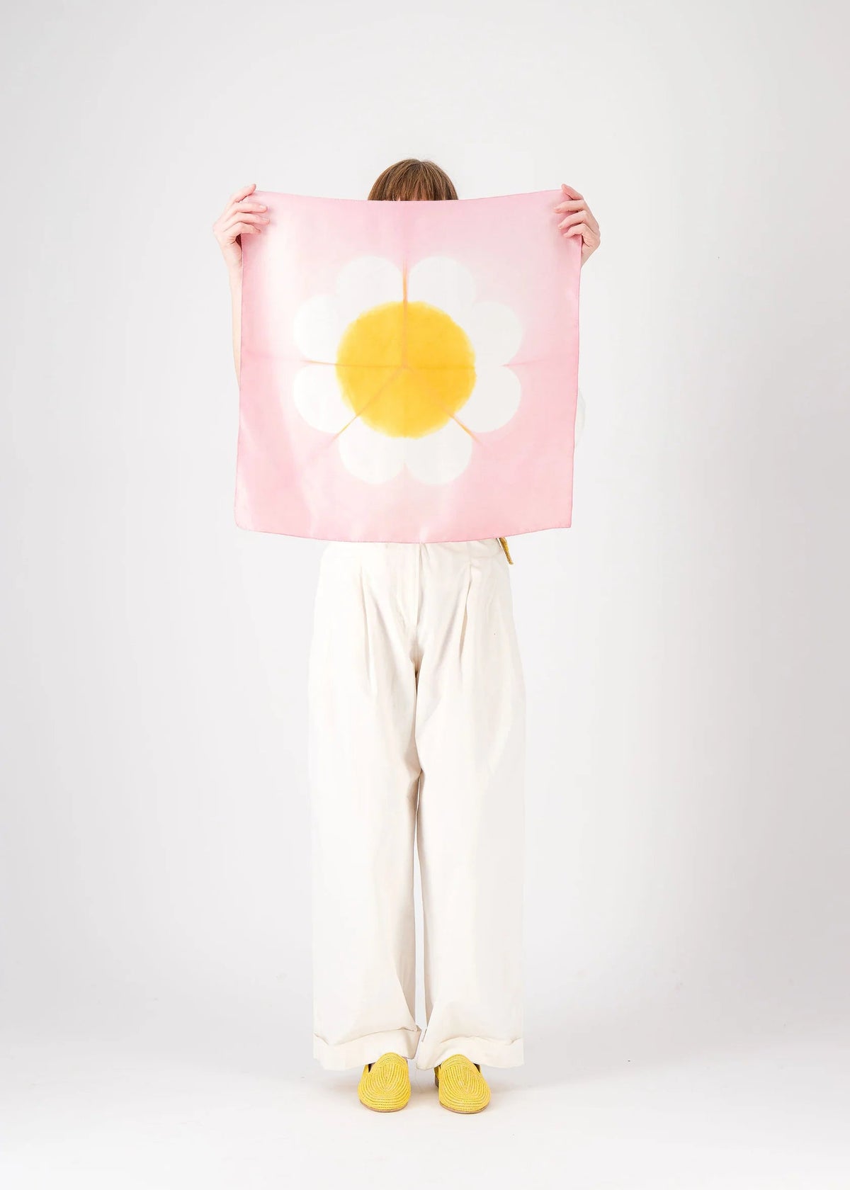 MARGUERITE Bandana - pink&anis