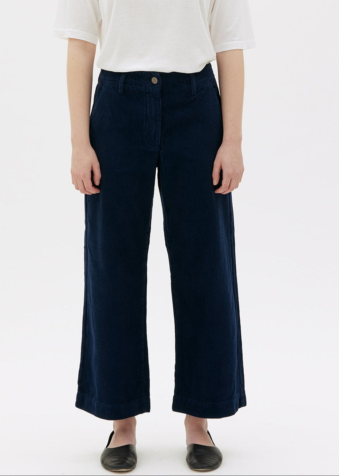 Cordhose Lail - dark blue