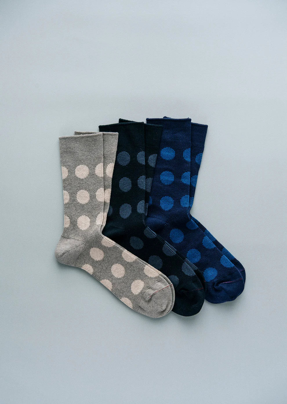 Porthole Dot Socken - navy/indigo