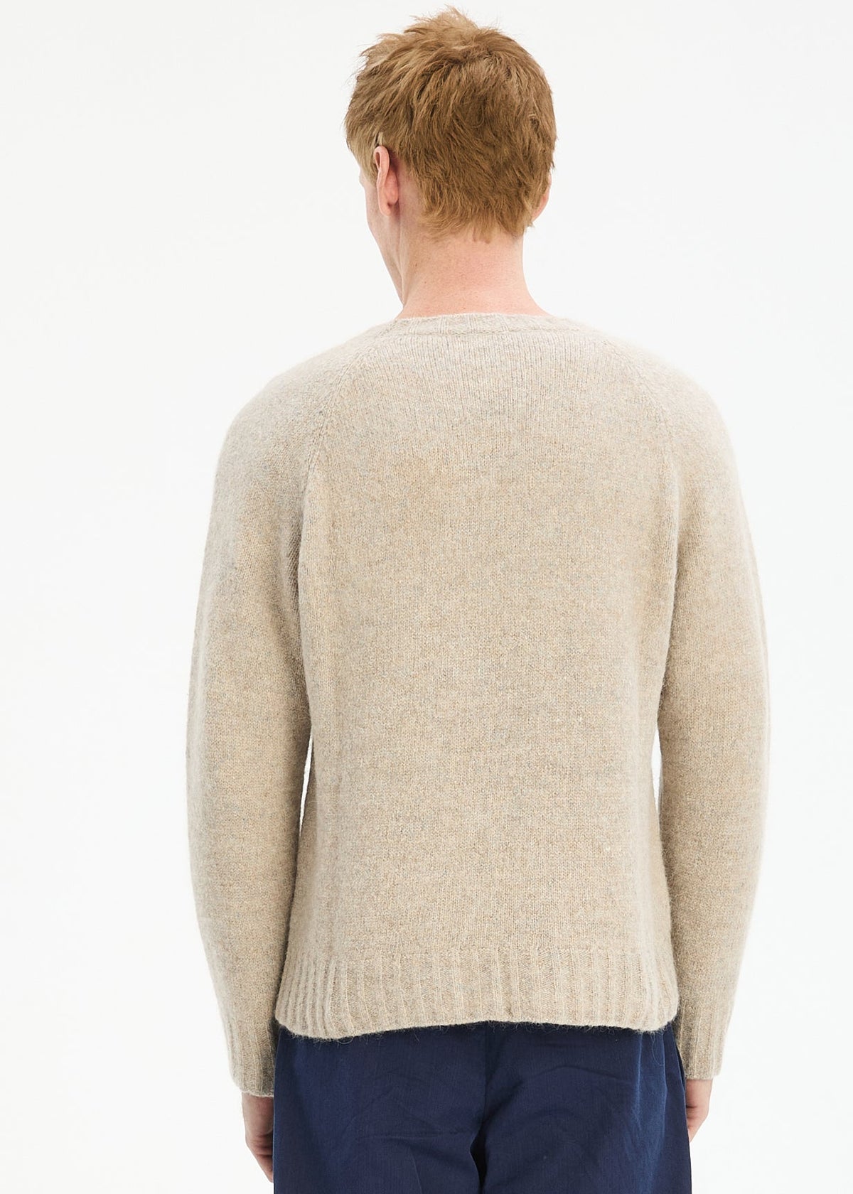 Pullover Crewneck Raglan - ecru