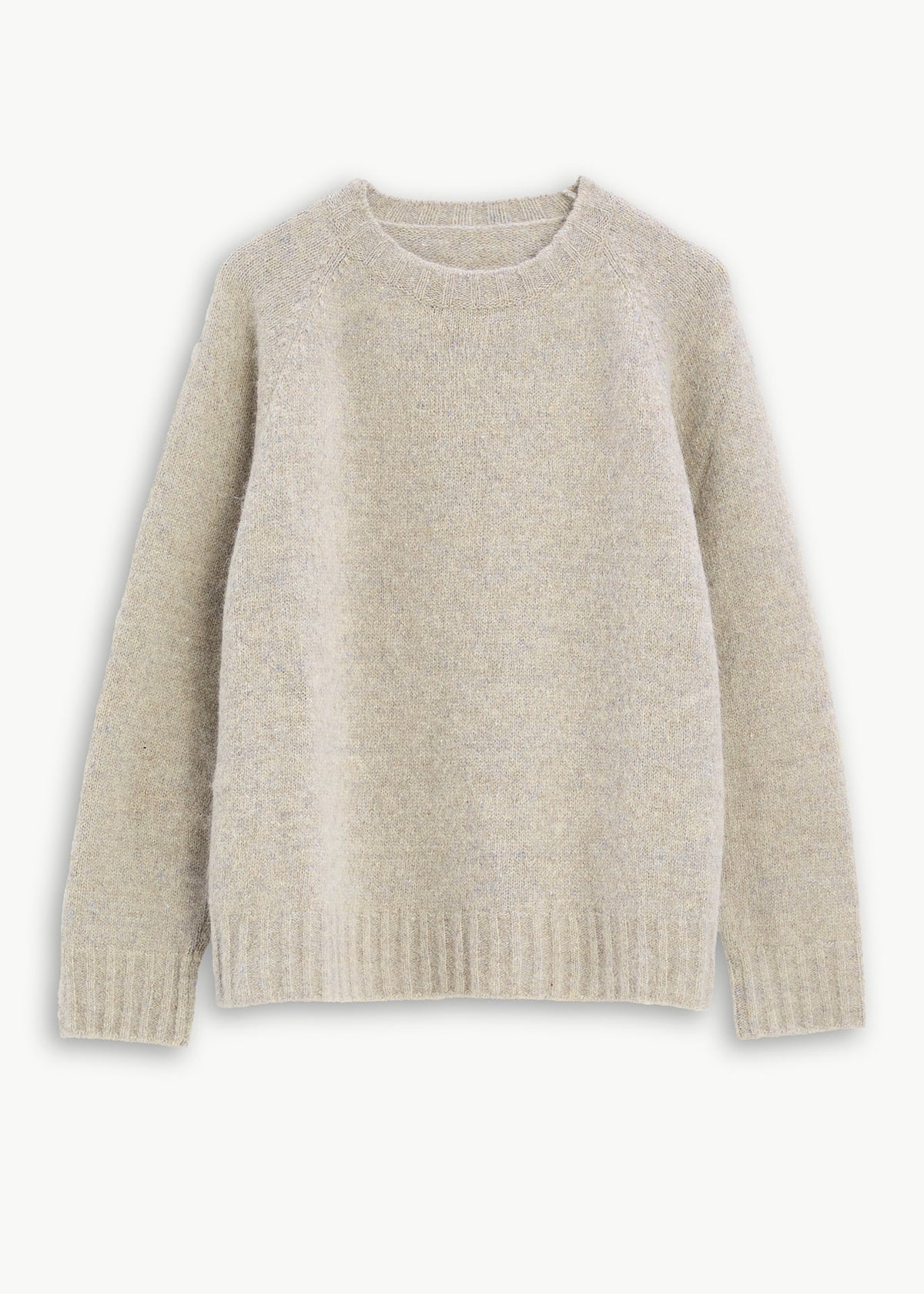 Pullover Crewneck Raglan - ecru