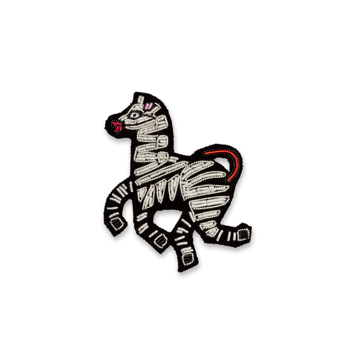 Brosche Zebra